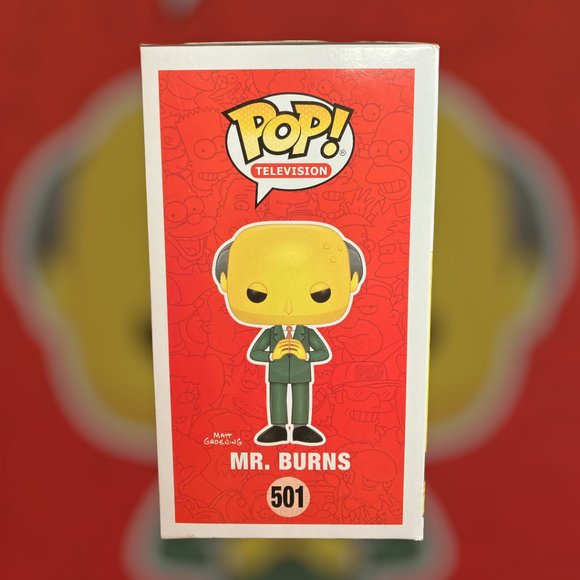 Funko The Simpsons POP! Television Mr. Burns Vinyl Figure #501New Unopened - - Picture 5 of 6